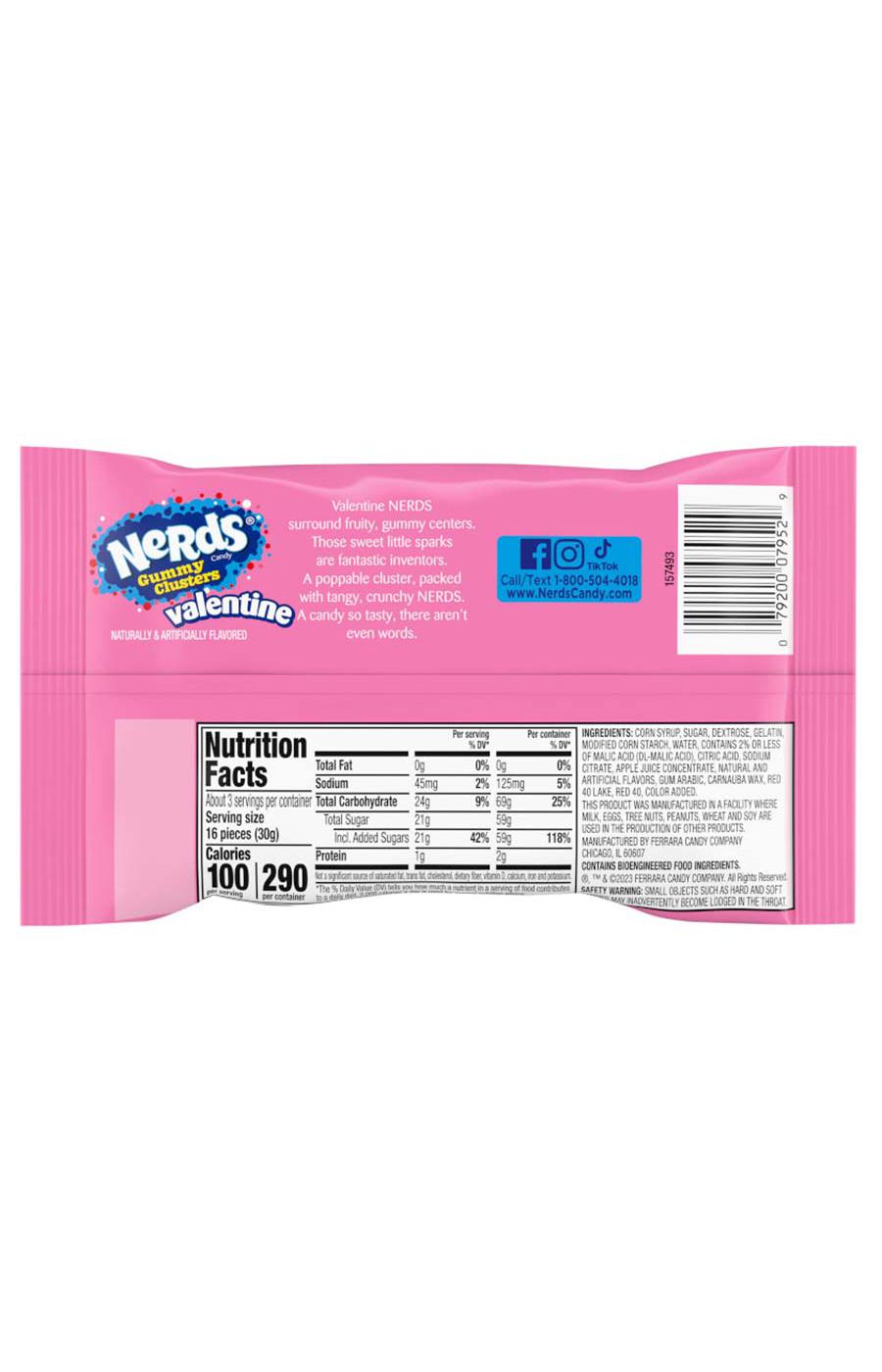 Nerds Gummy Clusters Valentine's Candy; image 2 of 2