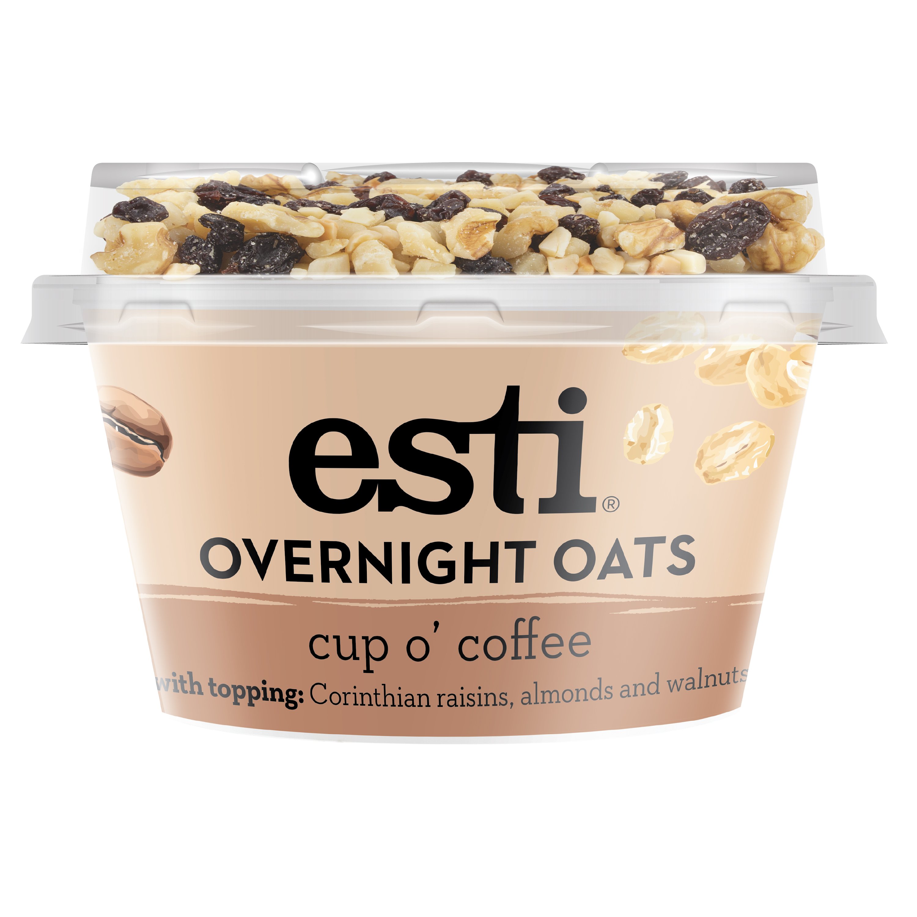 Esti Overnight Oats Cup O' Coffee - Shop Yogurt at H-E-B