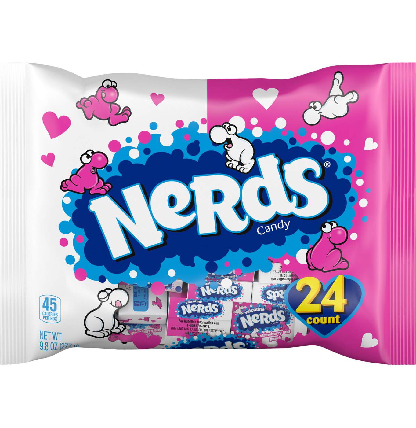 Nerds Candy, Gummy Clusters, Valentine - 7 oz