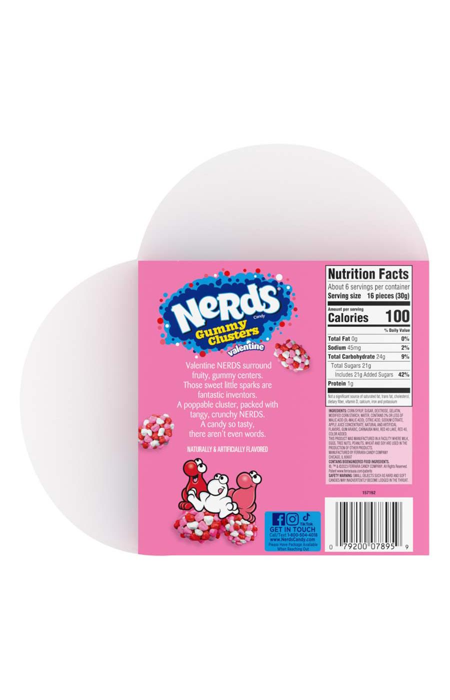 Nerds Gummy Clusters Valentine's Candy Heart Gift Box; image 2 of 2