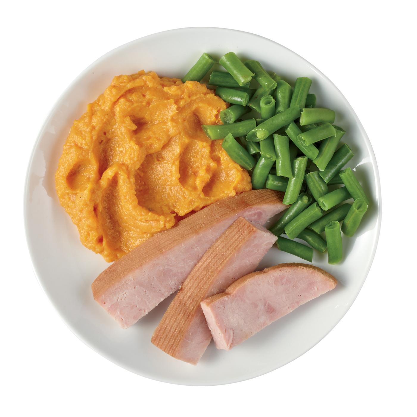 Meal Simple by H-E-B Smoked Ham, Mashed Sweet Potatoes & Green Beans ...