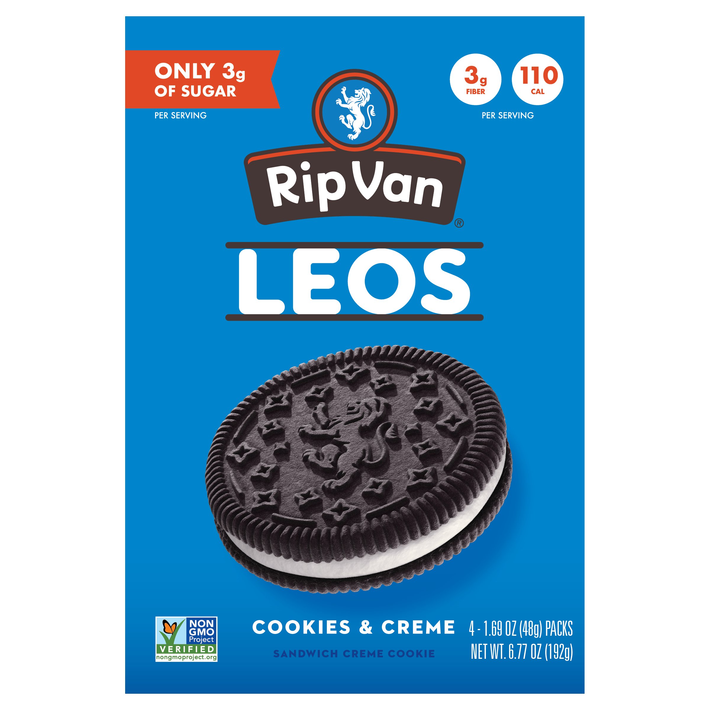 Rip Van Leos Sandwich Cookies & Cream - Shop Cookies at H-E-B