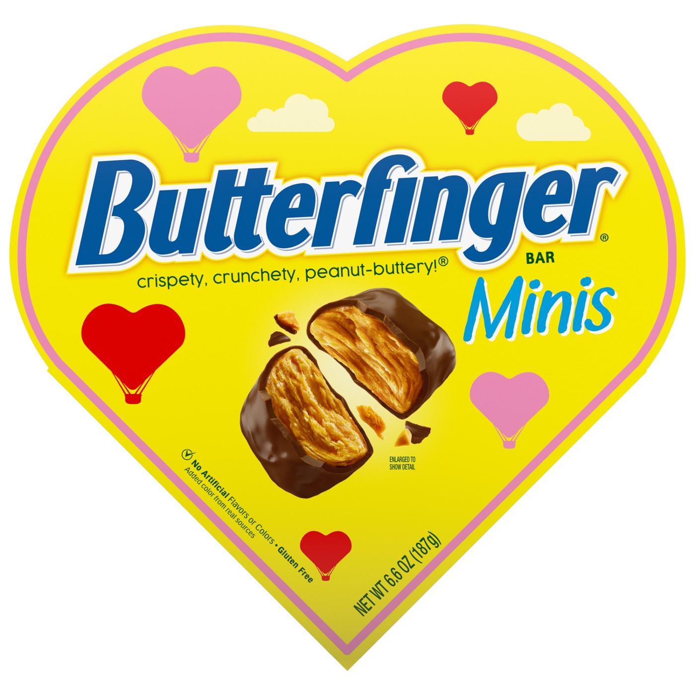 Butterfinger Minis Candy Valentine's Heart Gift Box; image 1 of 2