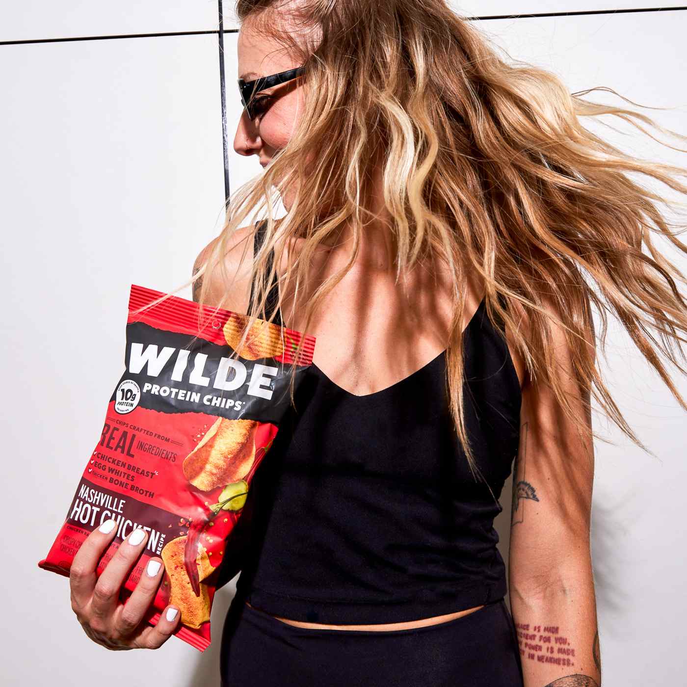 WILDE 10g Protein Chicken Chips - Nashville Hot; image 4 of 4