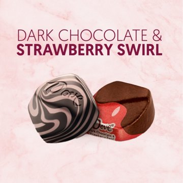 Dove Promises Dark Chocolate & Strawberry Swirl Valentine's Candy