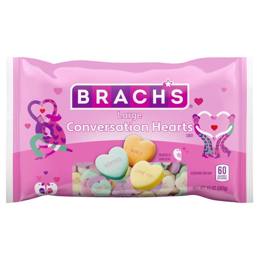 Brach S Large Conversation Hearts Valentine S Candy Shop Candy At H E B