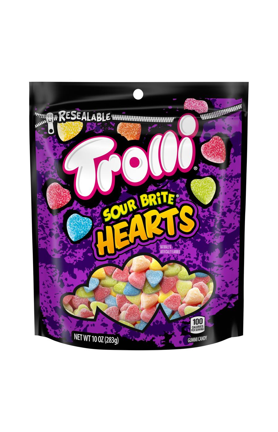 Trolli Sour Brite Hearts Valentine's Candy; image 1 of 2