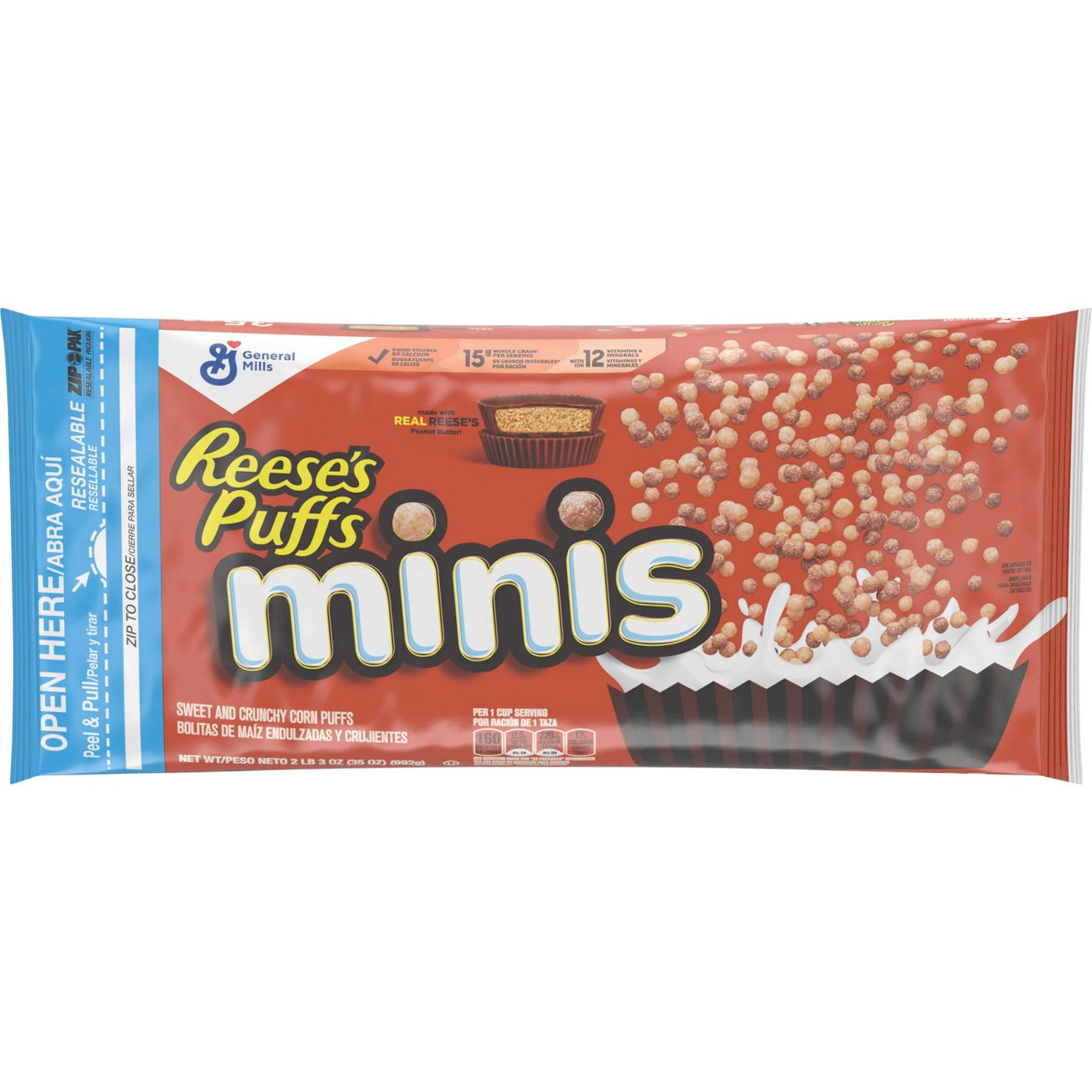 General Mills Reese's Puffs Minis Cereal Bag; image 1 of 2