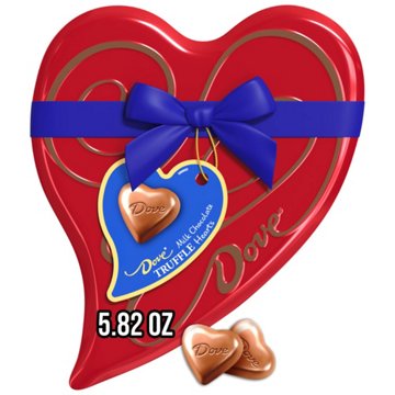 Dove Dark Chocolate Truffle Hearts Valentine's Gift Tin