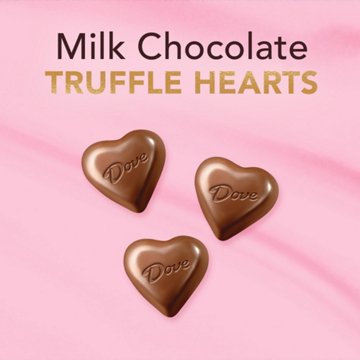 Dove Dark Chocolate Truffle Hearts Valentine's Gift Tin