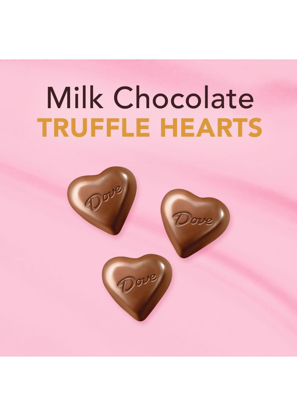 Dove Milk Chocolate Truffle Hearts Valentine's Gift Tin; image 6 of 7