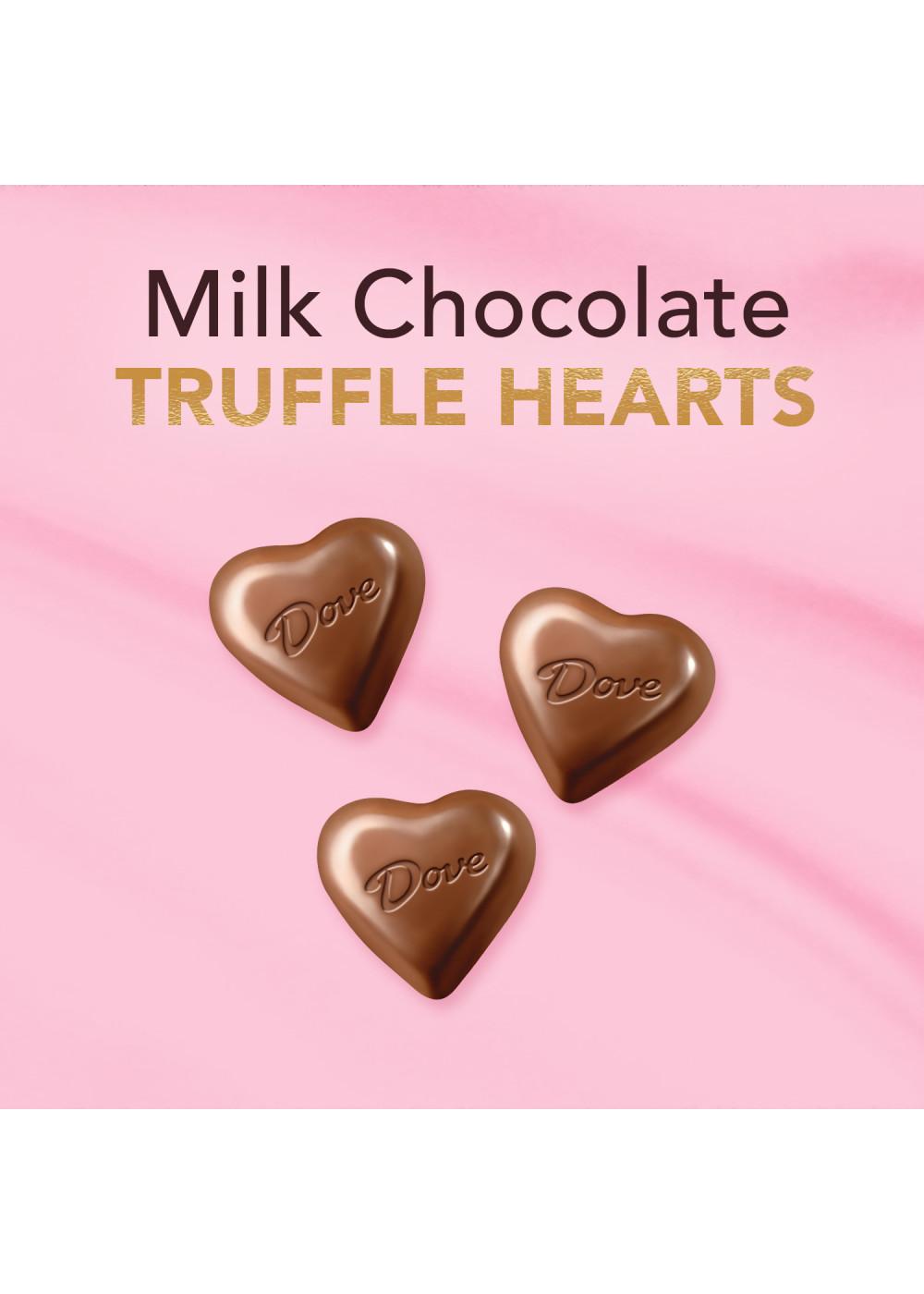 Dove Milk Chocolate Truffle Hearts Valentine's Gift Tin; image 6 of 7