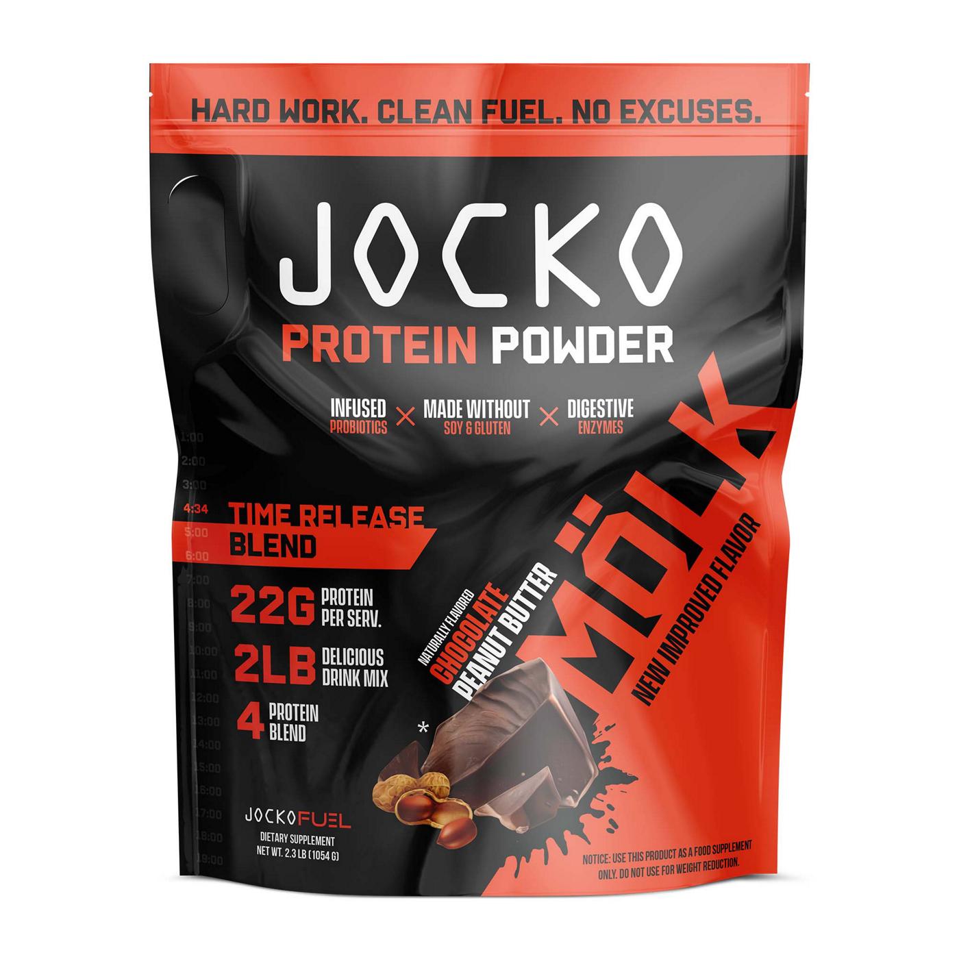 Jocko Molk Protein Powder - Chocolate Peanut Butter; image 1 of 2