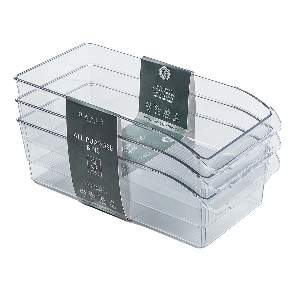 Plastic Multi-Purpose Bins - Teal