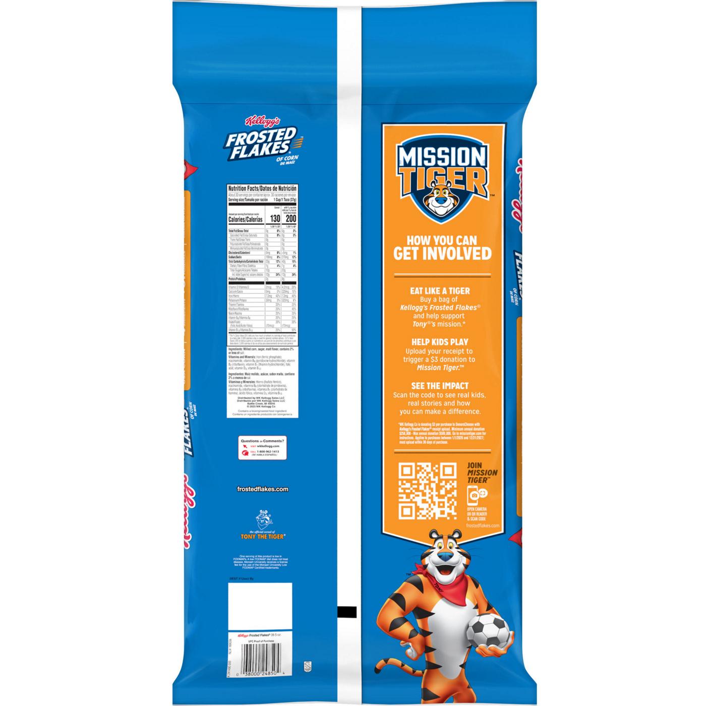 Kellogg's Frosted Flakes Cereal Bag; image 7 of 7