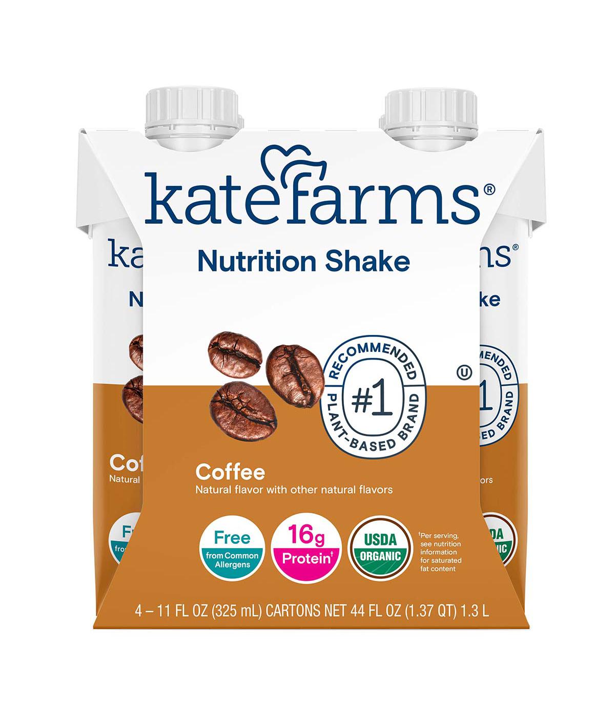 Kate Farms Nutrition Shakes 4 pk - Coffee ; image 1 of 7