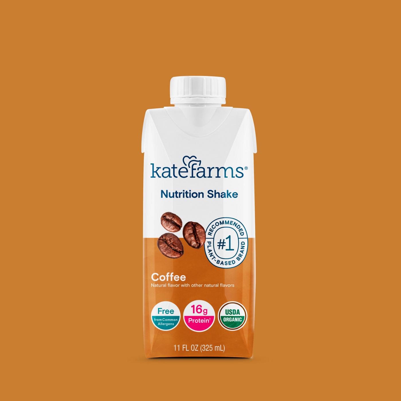 Kate Farms Nutrition Shakes 4 pk - Coffee ; image 6 of 7