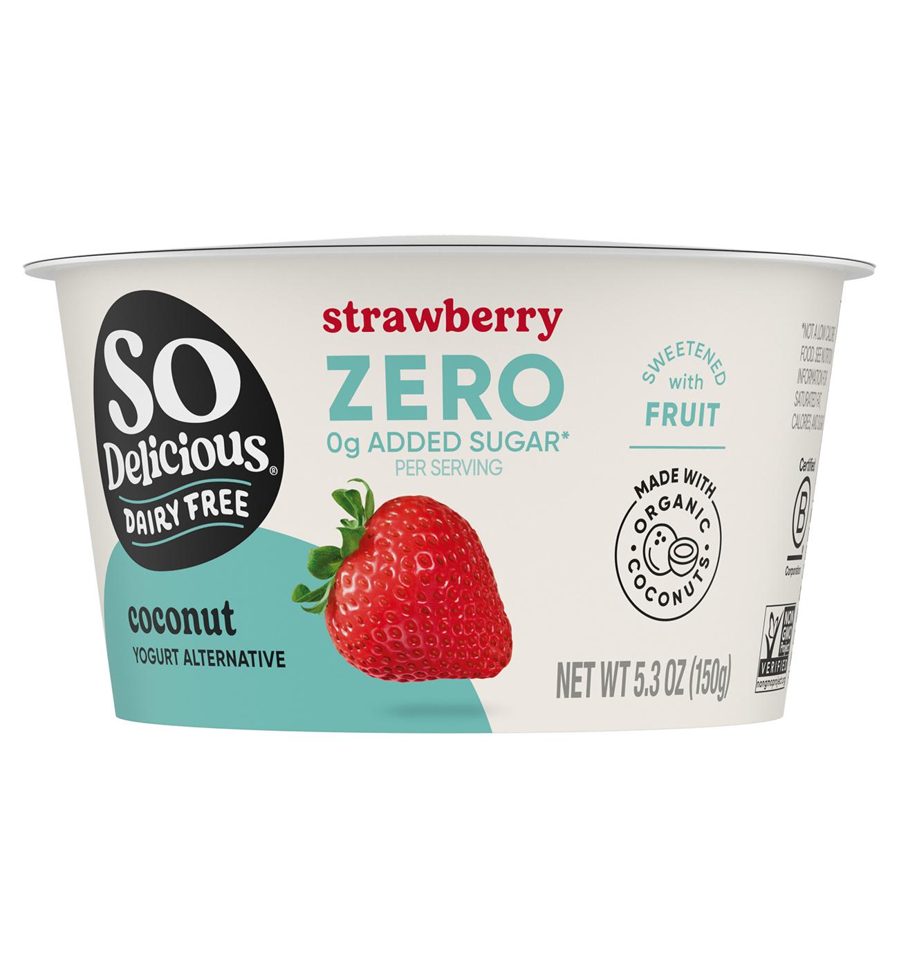 So Delicious Dairy Free Simply  Yogurt - Strawberry; image 9 of 9