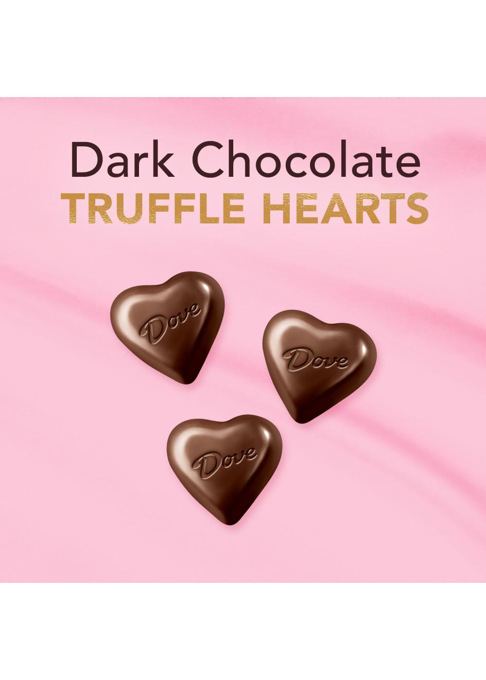 Dove Dark Chocolate Truffle Hearts Valentine's Gift Tin Shop Candy at