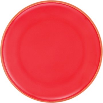Tabletops Unlimited Infuse Melamine Dinner Plate - Red, 10"