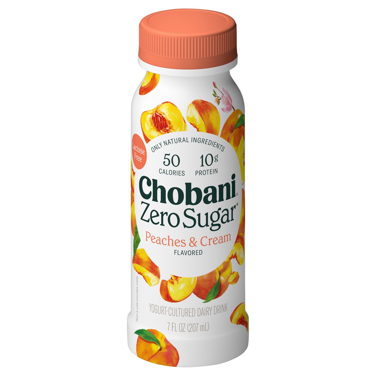 Chobani Zero Sugar Drink Peaches and Cream Shop Yogurt at HEB