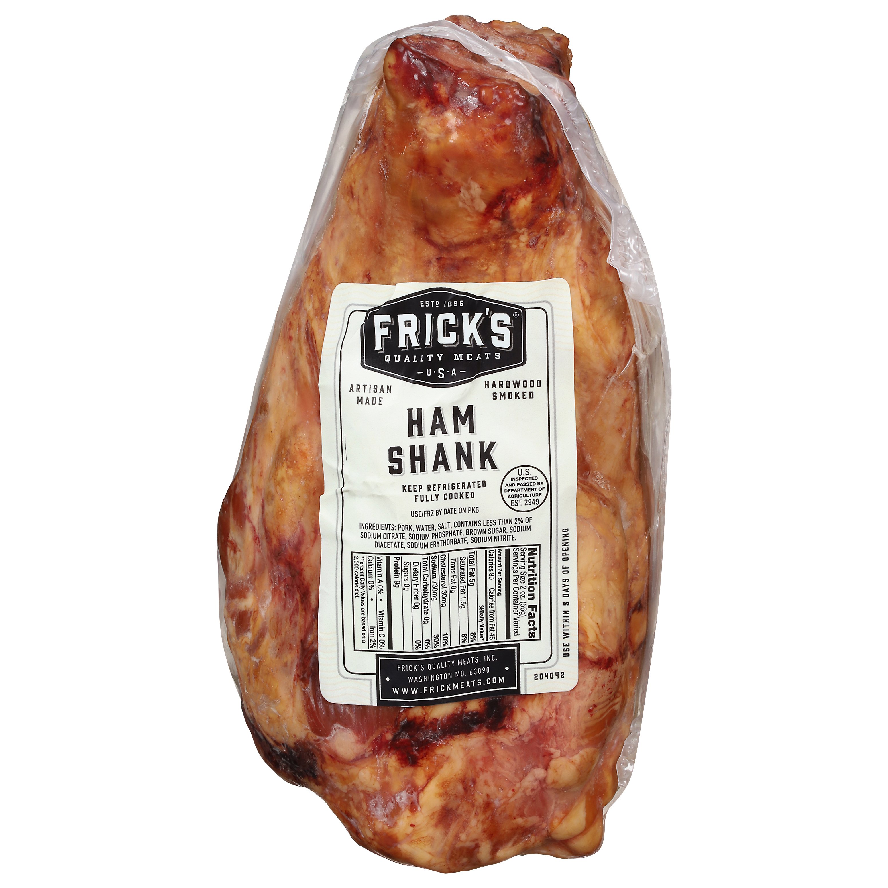 Frick's Hardwood Smoked Bone-In Ham Shank - Shop Pork at H-E-B