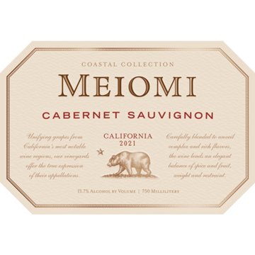 Meiomi Cabernet Sauvignon California Red Wine, 750 mL