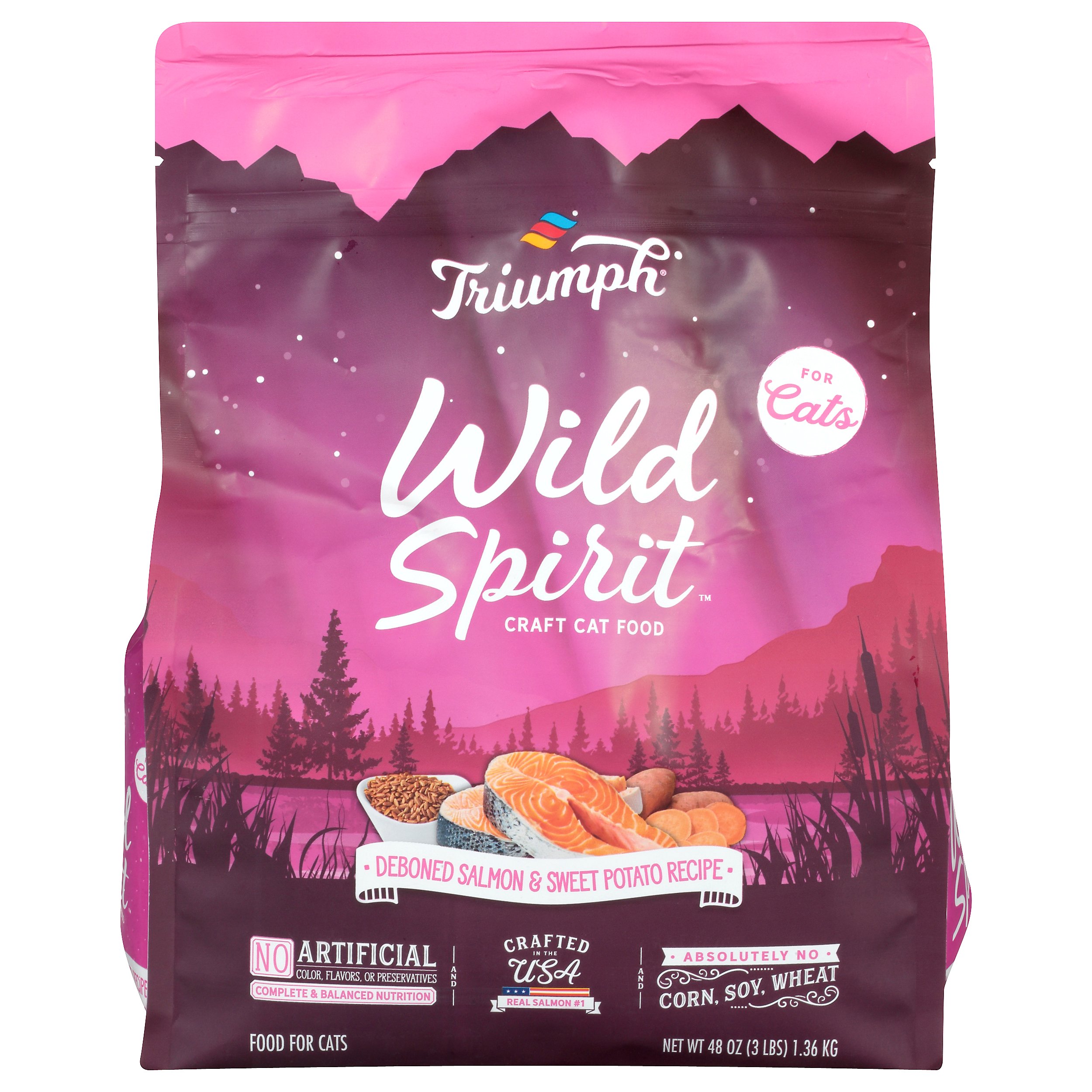 Salmon and sweet outlet potato cat food