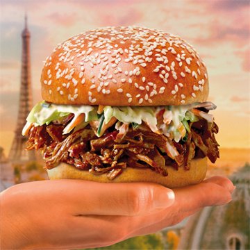 St Pierre Sesame Seed Brioche Burger Buns, 4 ct