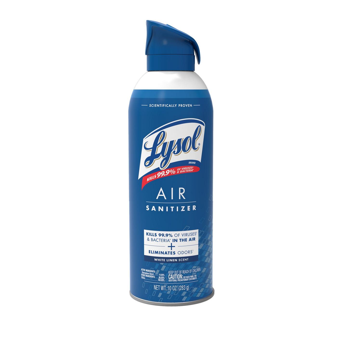 Lysol Air Sanitizer White Linen; image 1 of 6