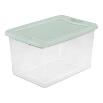 Sterilite Storage Bin with Latching Lid - Green