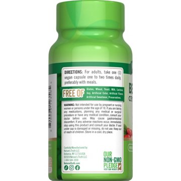 Nature's Truth Berberine Ceylon Cinnamon Complex 2000mg Capsules, 50 ct