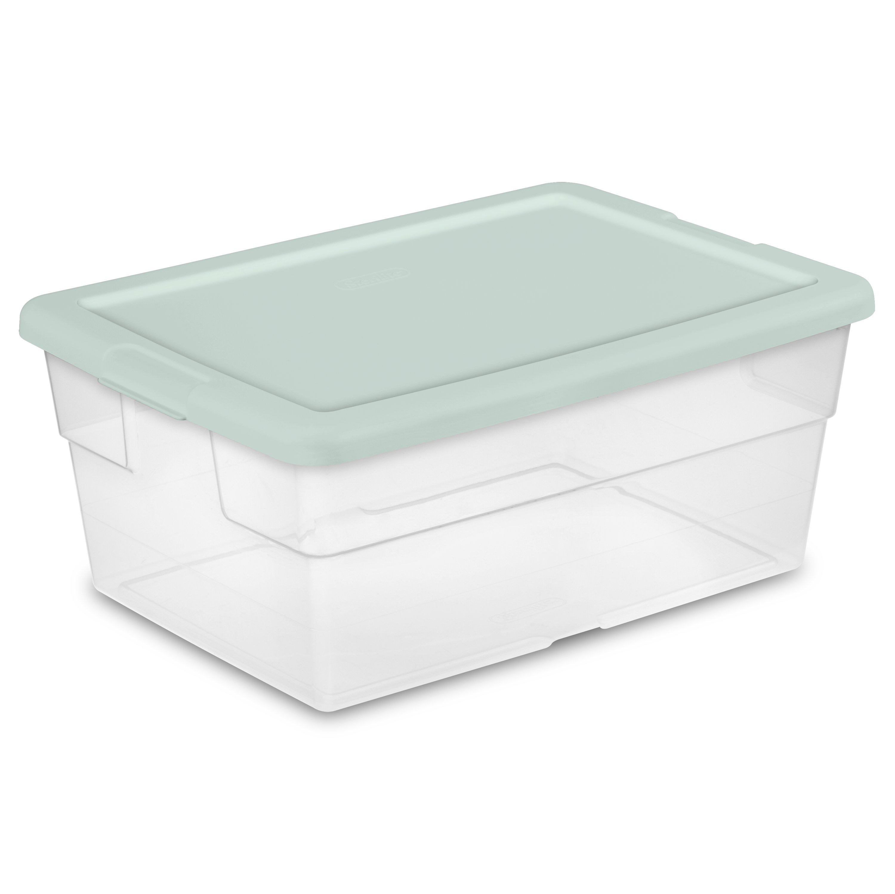 Sterilite Storage Bins with Lids Green, 2 Pk Shop Storage Bins at HEB