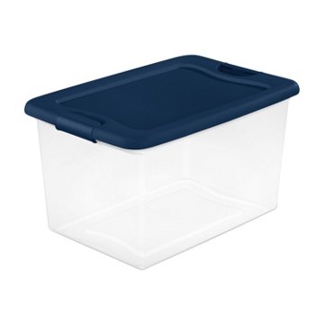 Sterilite Storage Bin with Latching Lid - Marine Blue