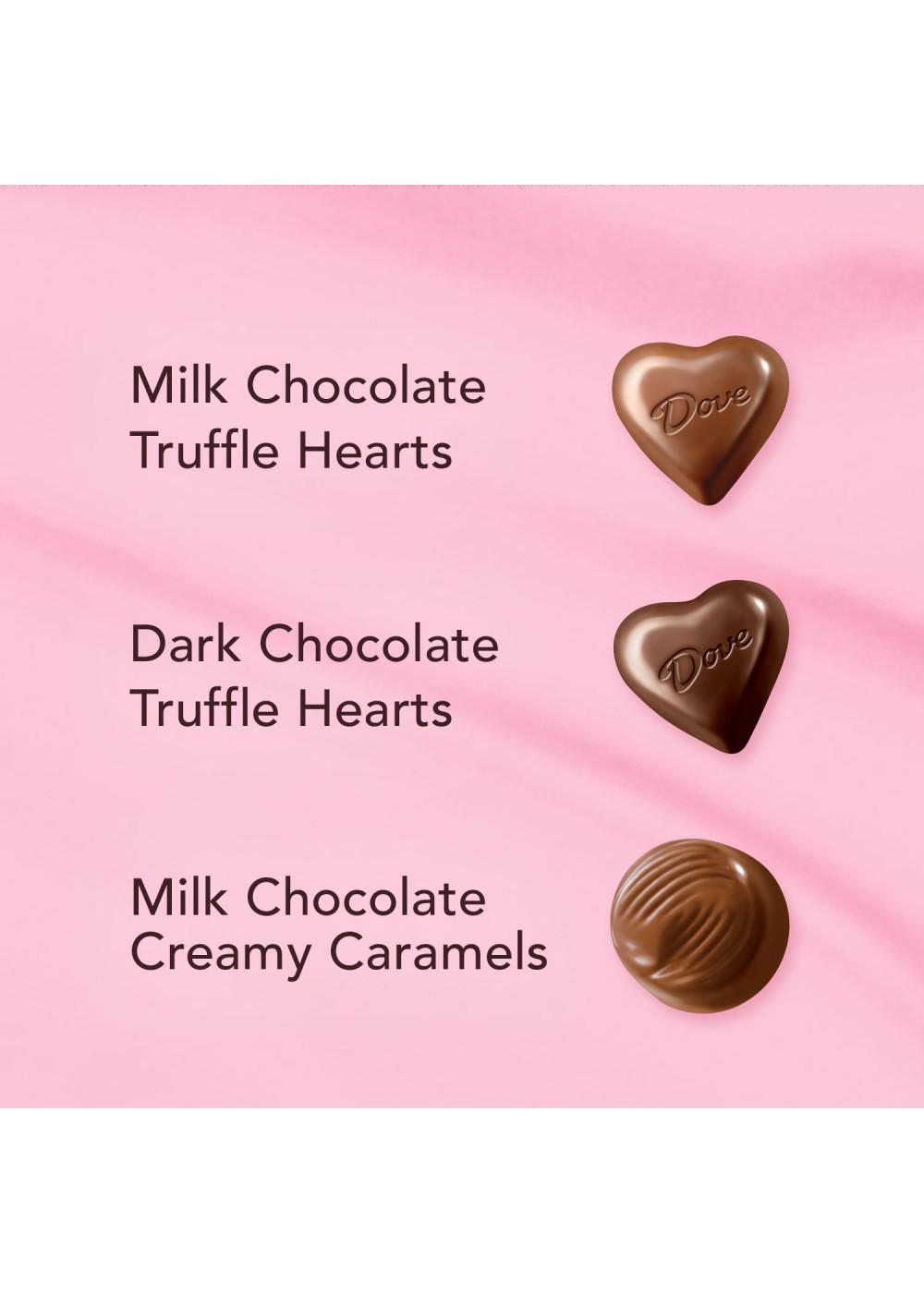 Dove Assorted Chocolates Valentine's Heart Gift Tin Shop Candy at HEB