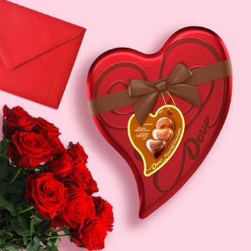 Dove Assorted Chocolates Valentine's Heart Gift Tin