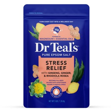 Dr Teal's Pure Epsom Salt - Stress Relief, 3 lb
