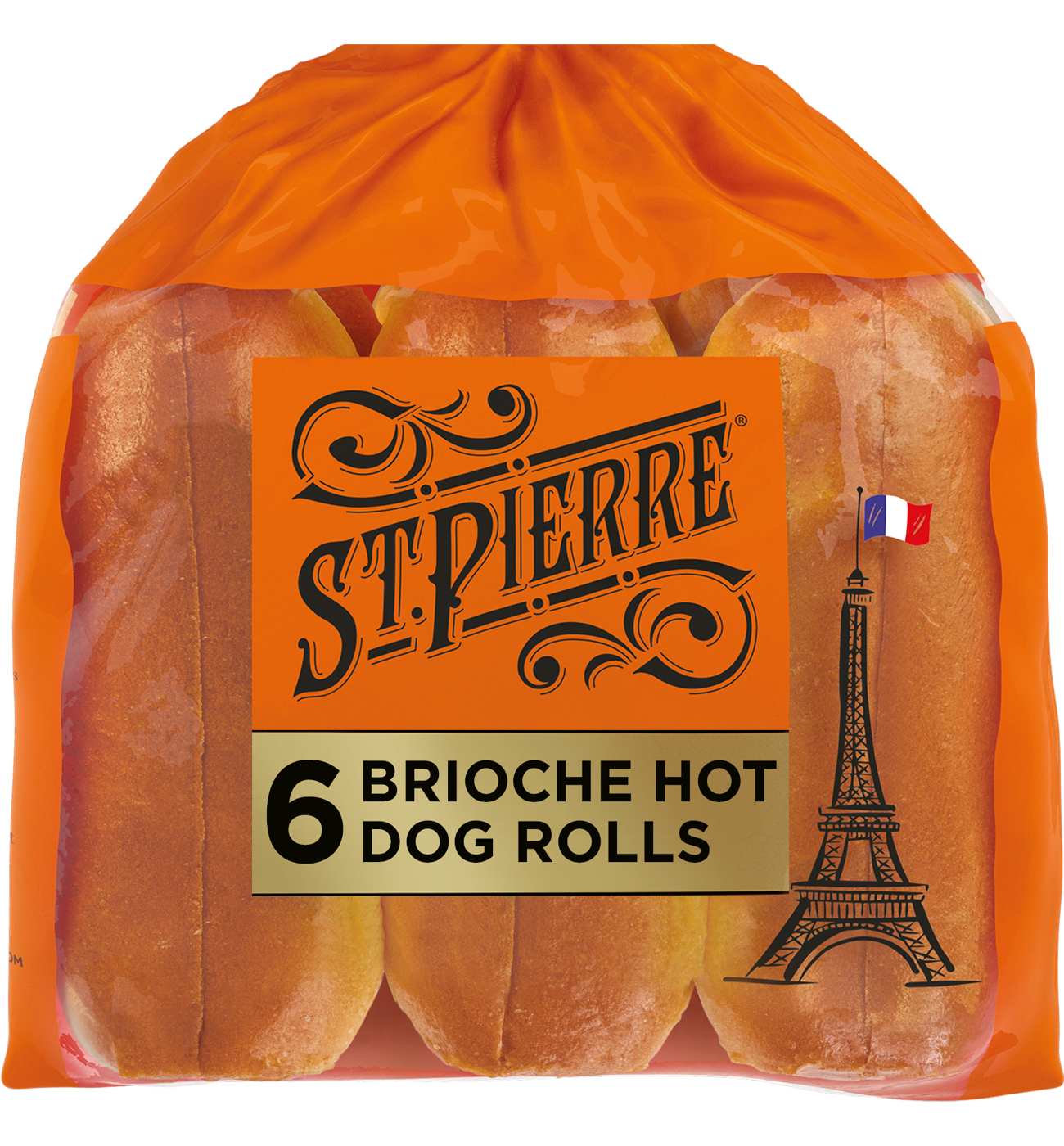 St Pierre Brioche Hot Dog Rolls; image 1 of 6