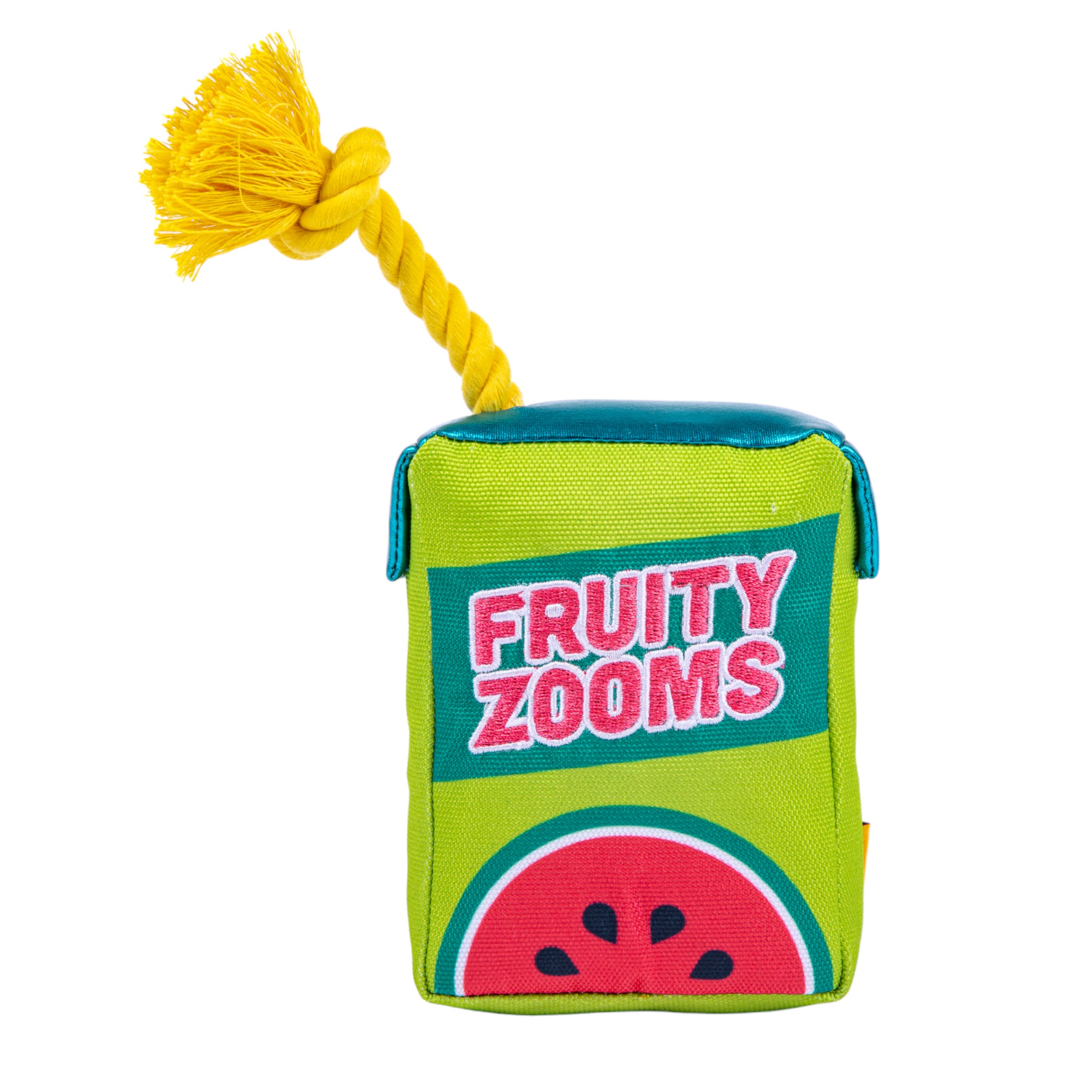 Woof & Whiskers Plush Dog Toy - Juicebox Rope Straw - Shop Plush