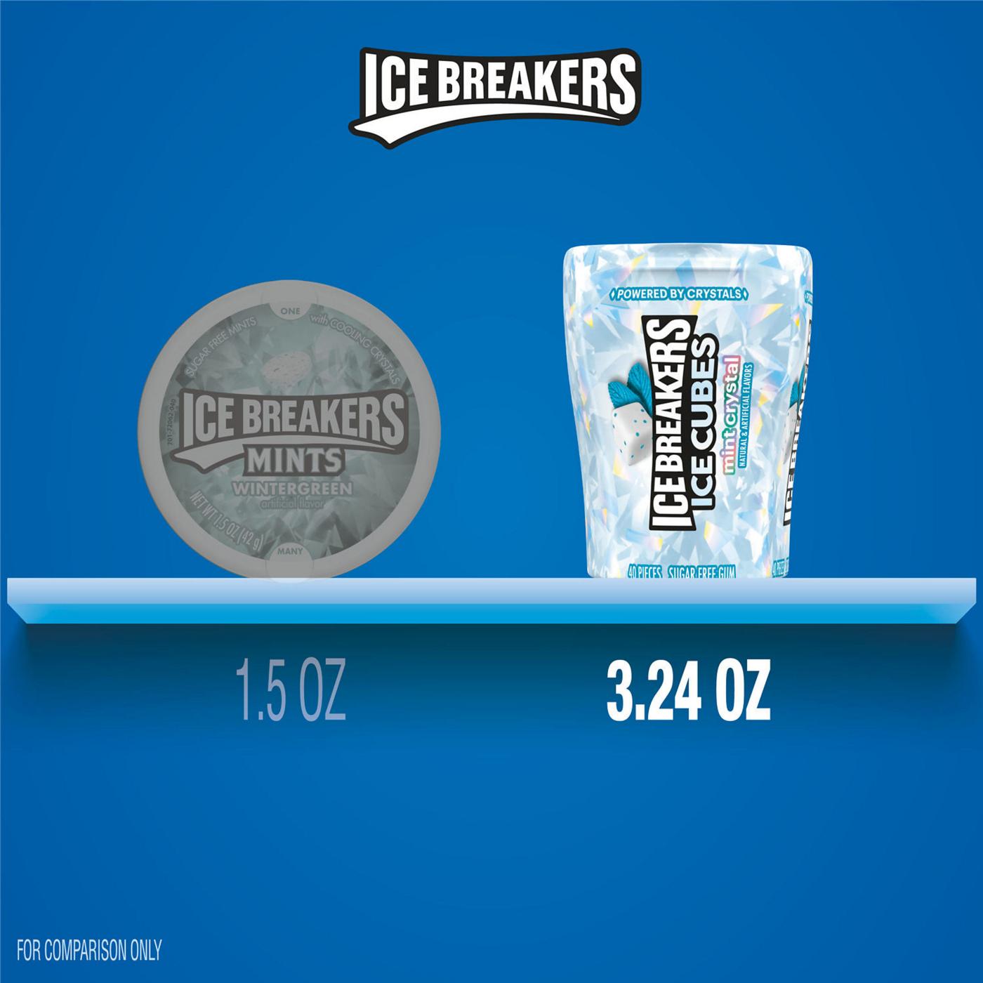 Ice Breakers Ice Cubes Mint Crystal Sugar Free Gum; image 5 of 5