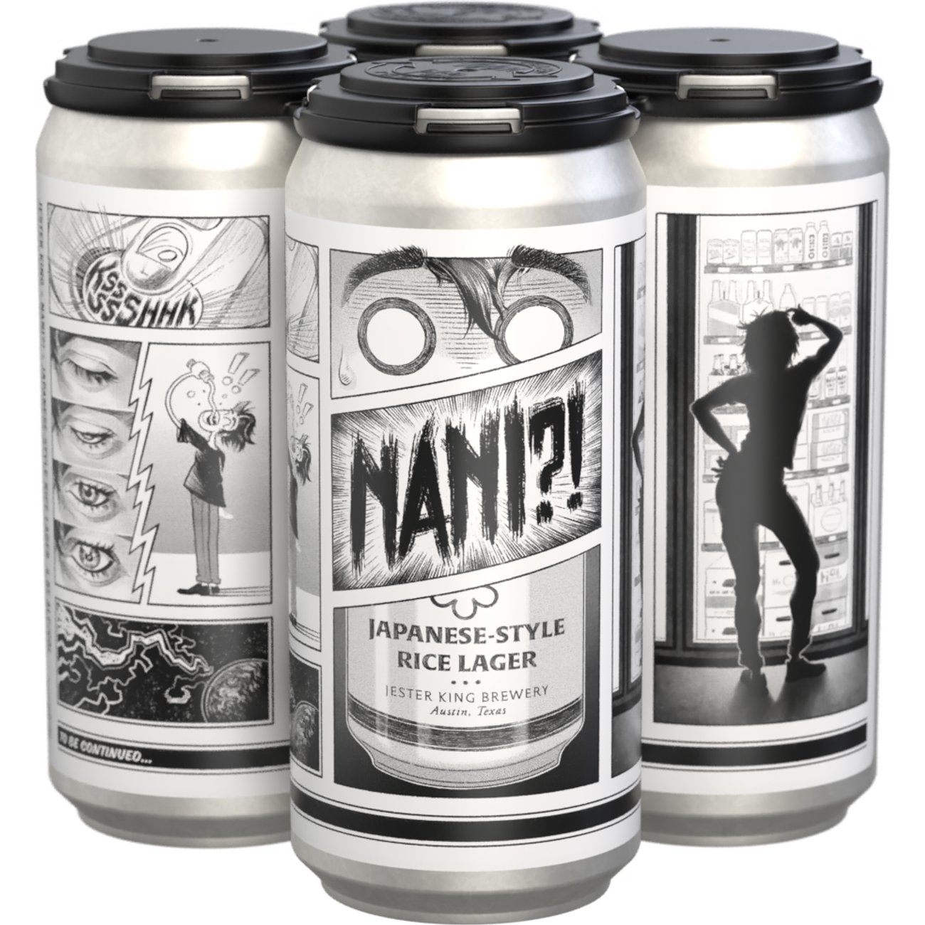 Jester King Nani?! Japanese Style Rice Lager 4 pk Cans - Shop Beer at H-E-B