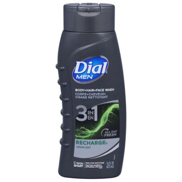 Dial Men 3-in-1 Body, Hair & Face Wash - Recharge