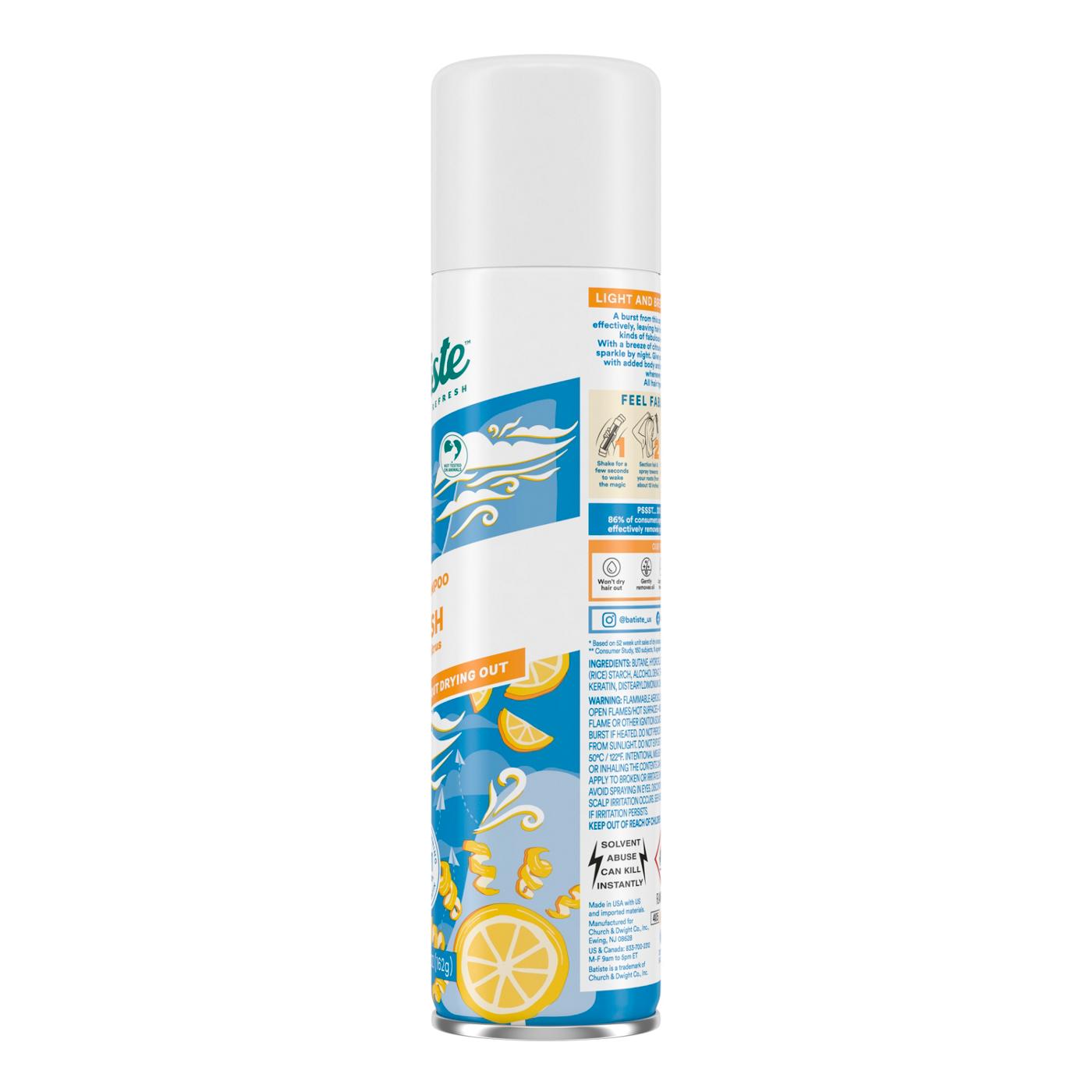 Batiste Dry Shampoo - Fresh Breezy Citrus; image 2 of 4