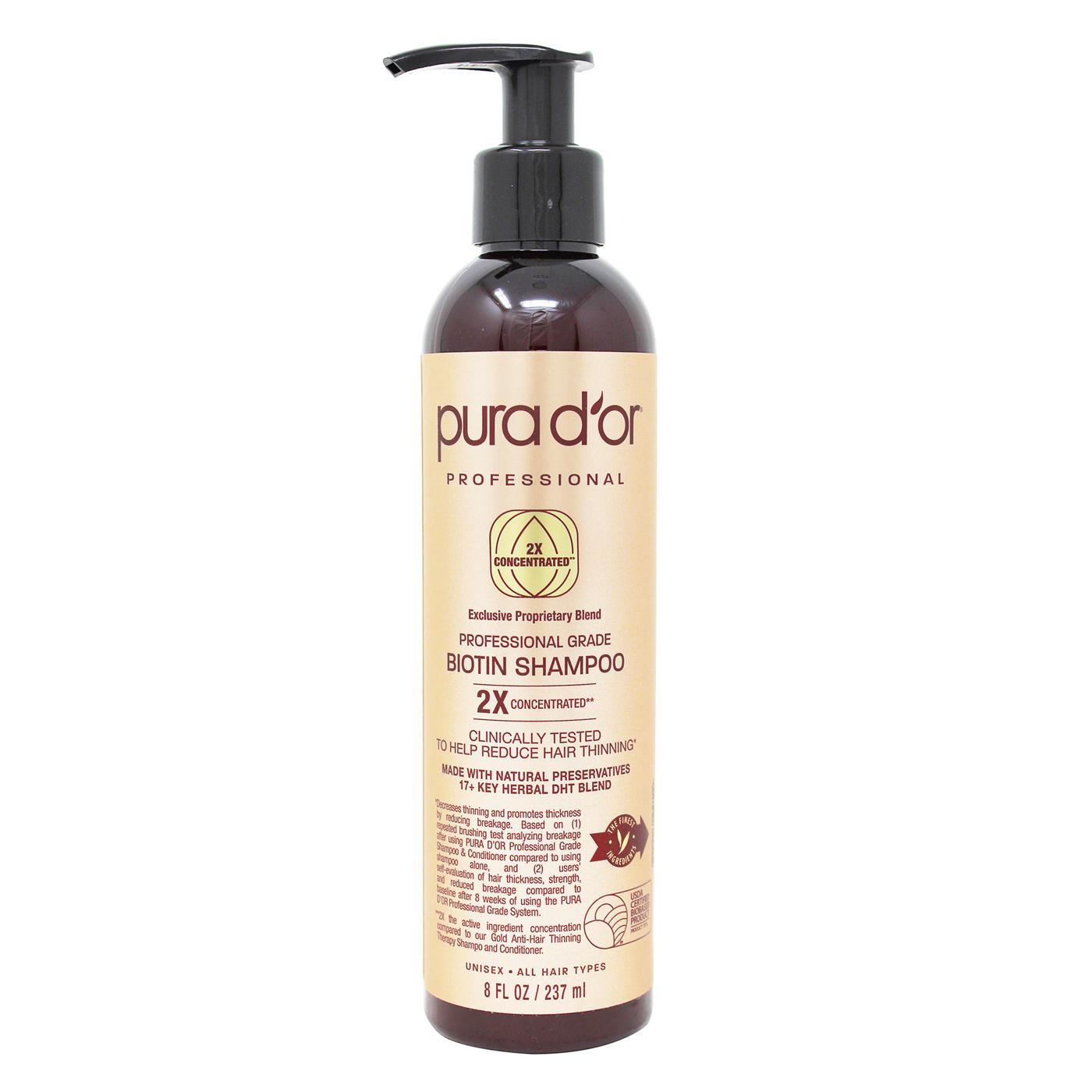 Pura d'or Biotin Shampoo; image 1 of 4