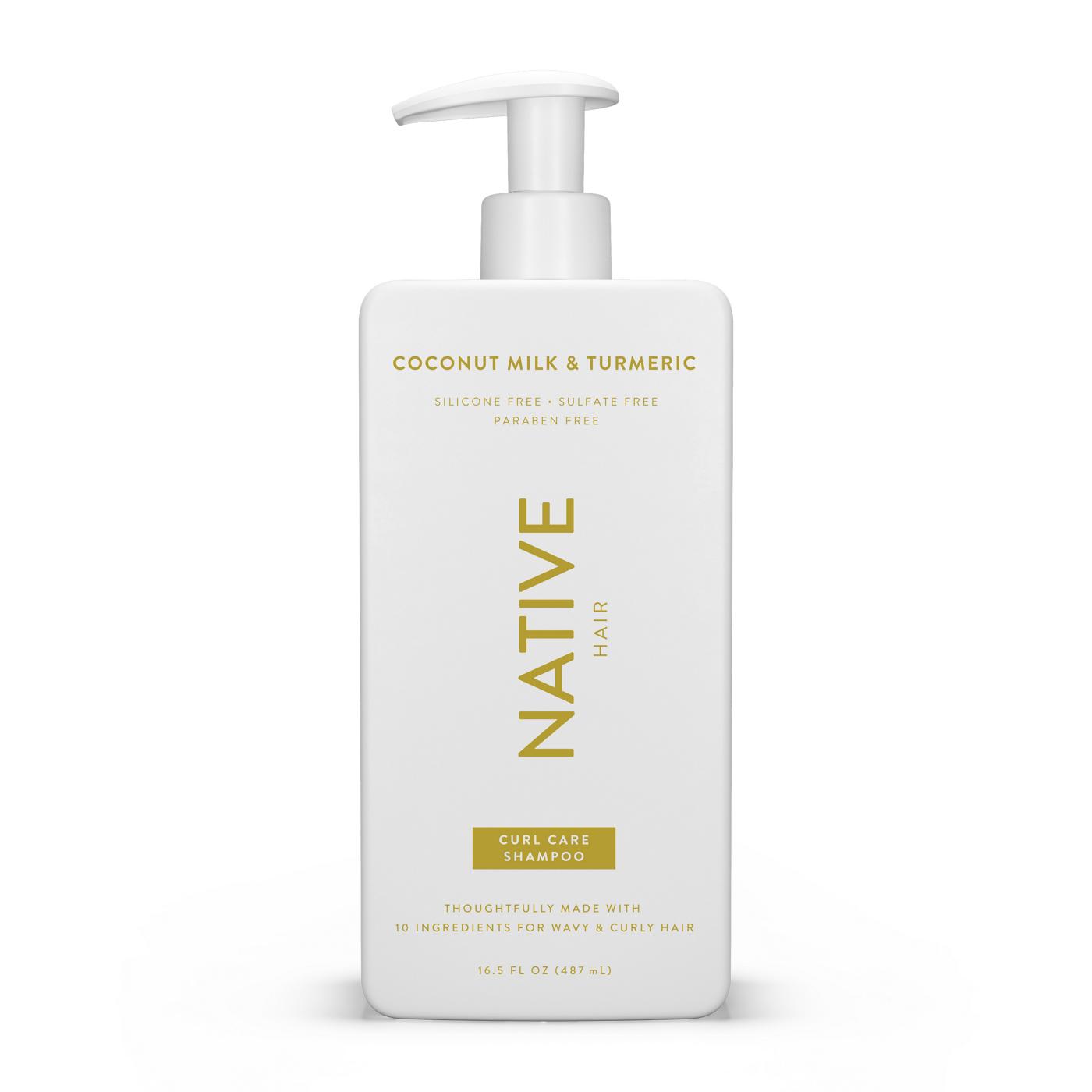 Native Curl Care Shampoo Coconut Milk & Turmeric Shop Shampoo