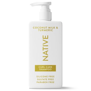 Native Curl Care Shampoo - Coconut Milk & Turmeric , 16.5 oz