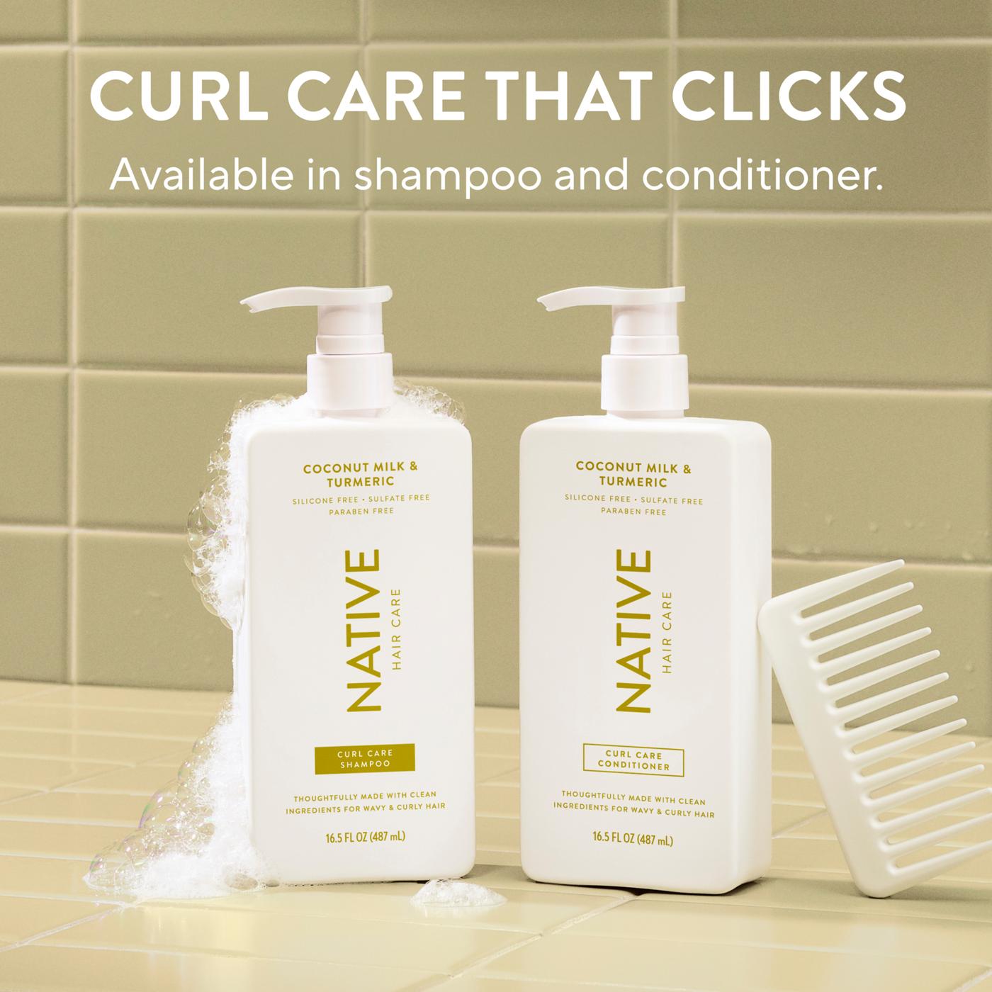 Native Curl Care Shampoo - Coconut Milk & Turmeric ; image 4 of 9