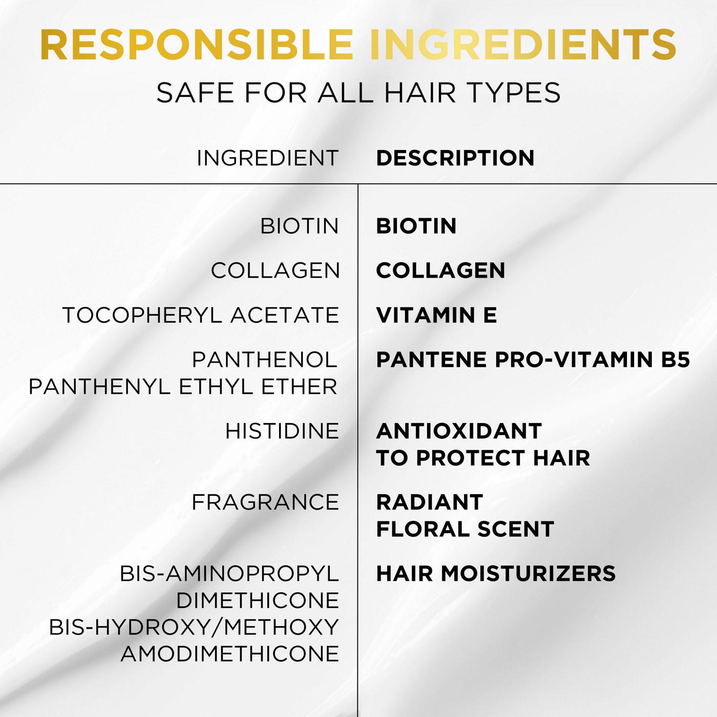 Pantene Infinite Lengths Biotin + Collagen -  Conditioner; image 9 of 10