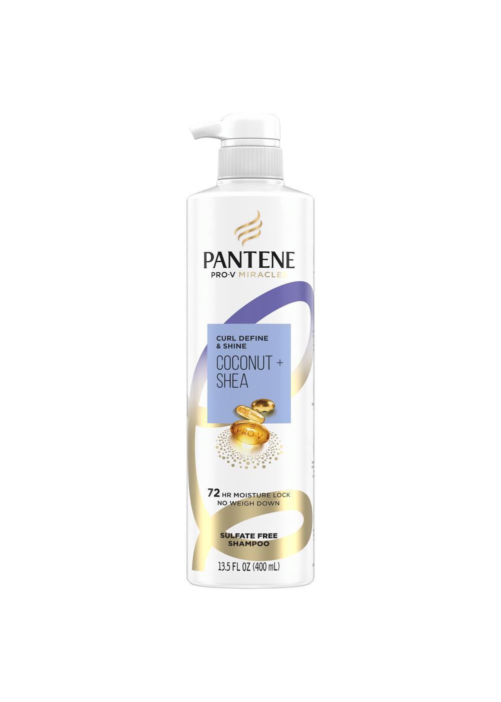 Pantene Curl Define & Shine Coconut + Shea - Shampoo; image 1 of 2