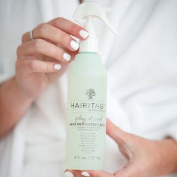 Hairitage Play it Cool Heat Protectant Spray, 6 oz